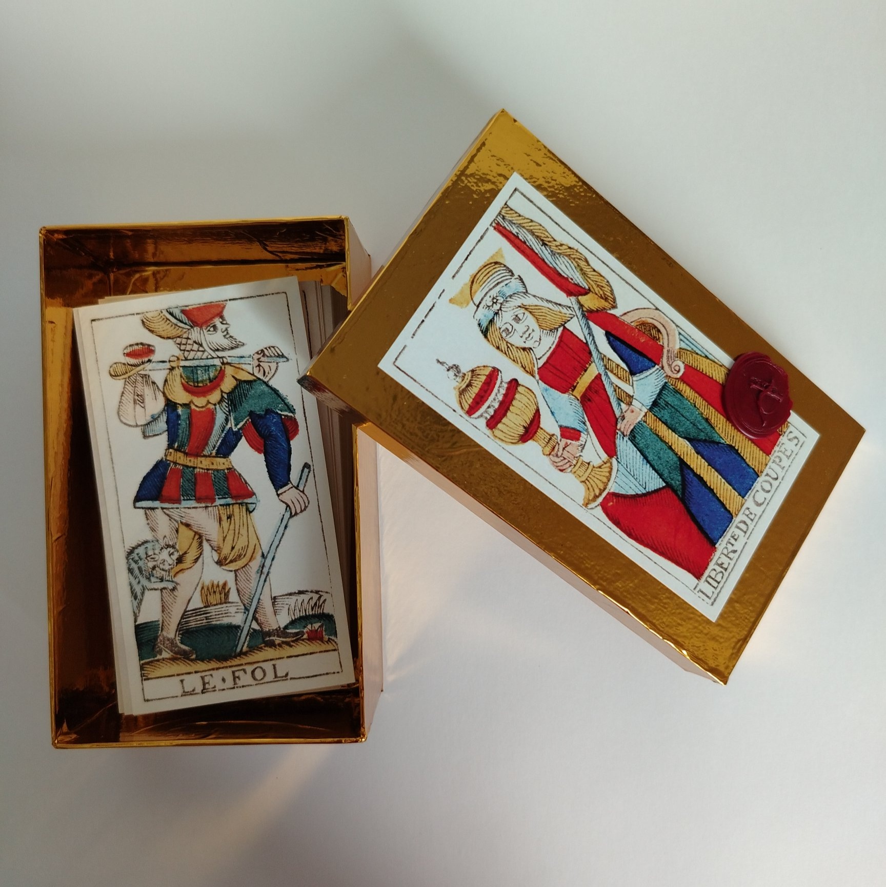 Jeu de Tarot à enseignes Italiennes mis à la mode révolutionnaire