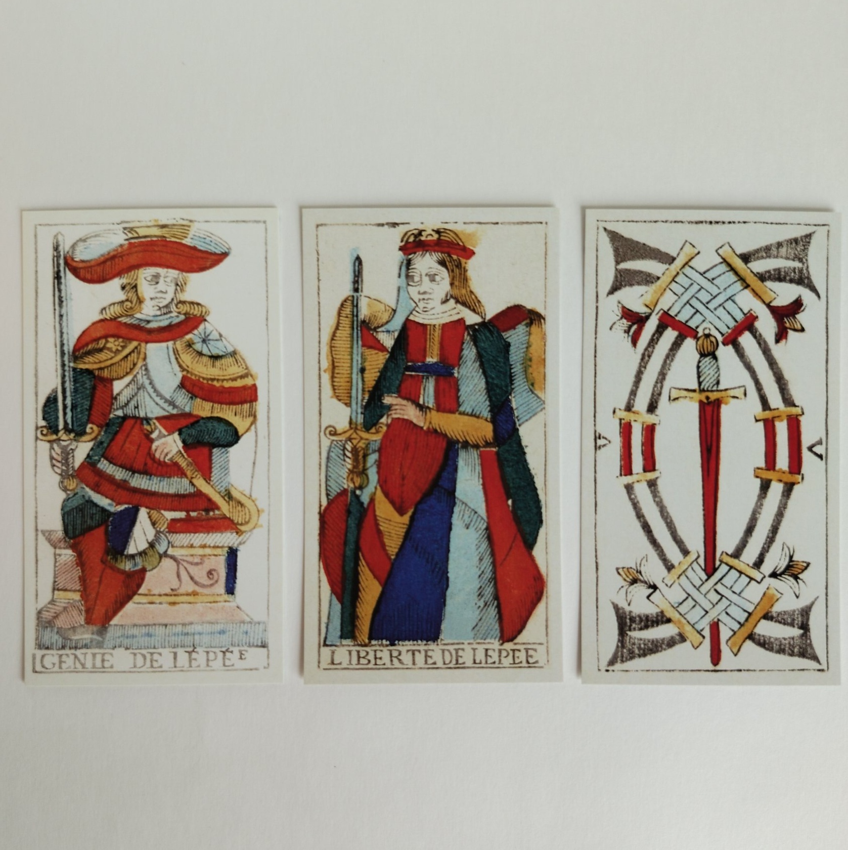 Jeu de Tarot à enseignes Italiennes mis à la mode révolutionnaire