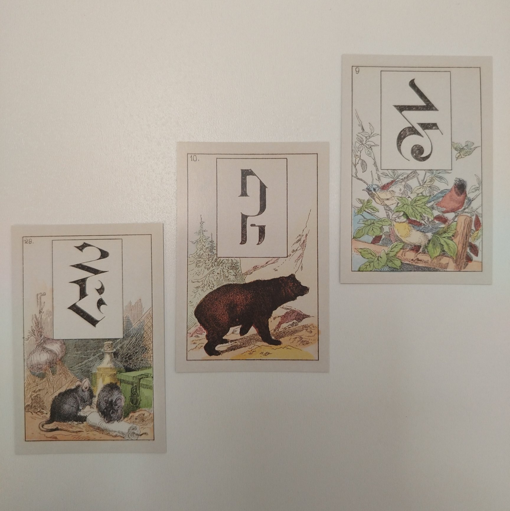 Die achten Wahrsagekarten des Kartenschlägerin Melle Lenormand