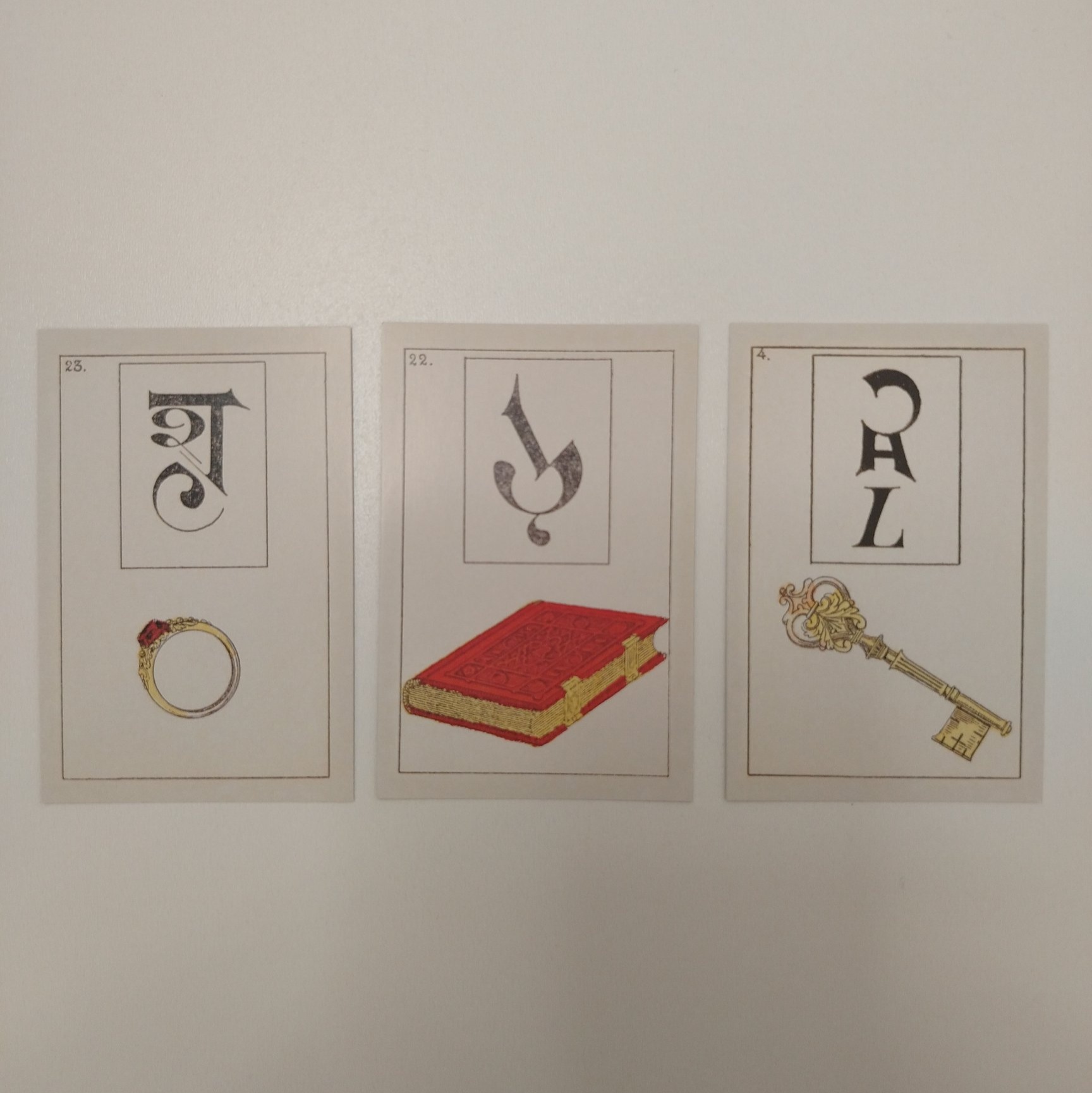 Die achten Wahrsagekarten des Kartenschlägerin Melle Lenormand