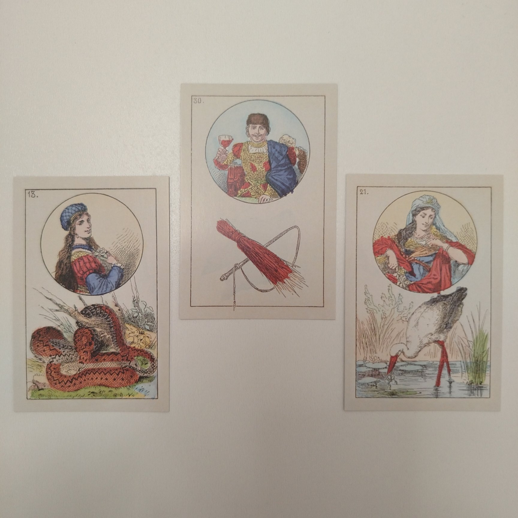 Die achten Wahrsagekarten des Kartenschlägerin Melle Lenormand