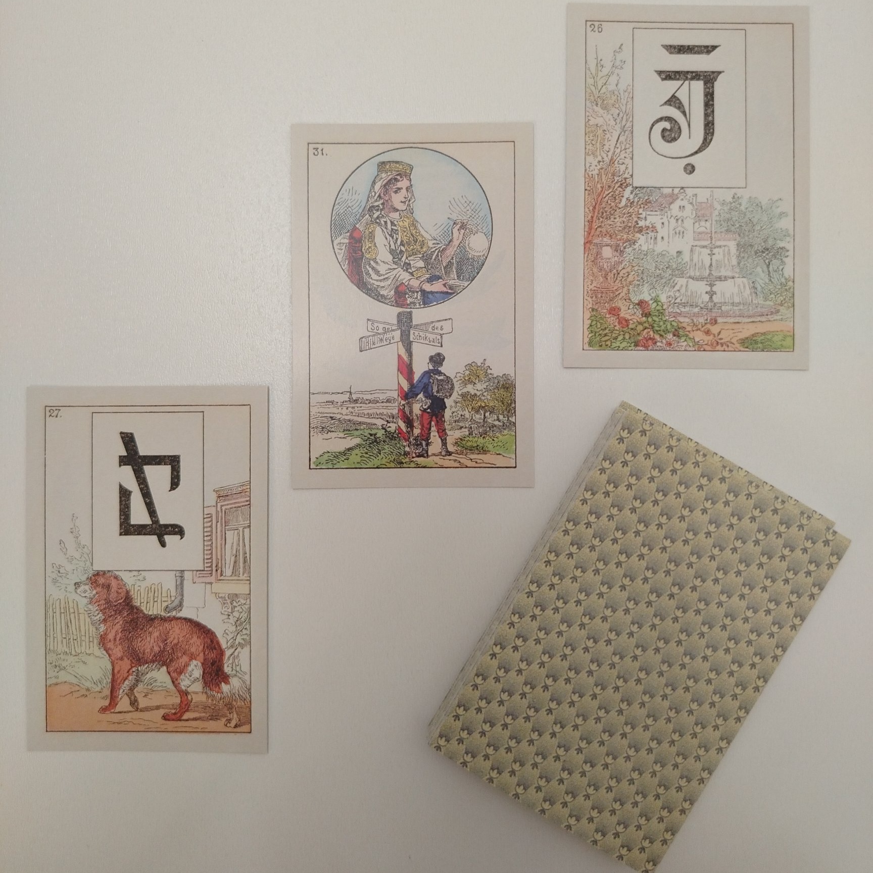 Die achten Wahrsagekarten des Kartenschlägerin Melle Lenormand